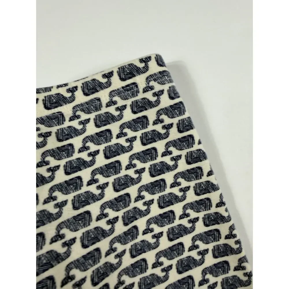 Vineyard Vines Whale Stripe Peplum Top & Whale Print Leggings Set Size 2